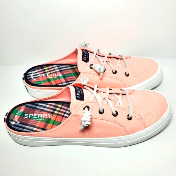 sperry chambray mule